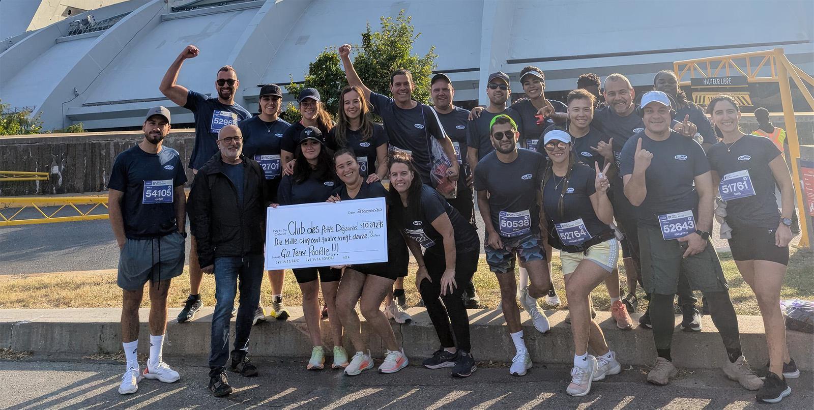 PAC-RITE team at the Beneva Marathon