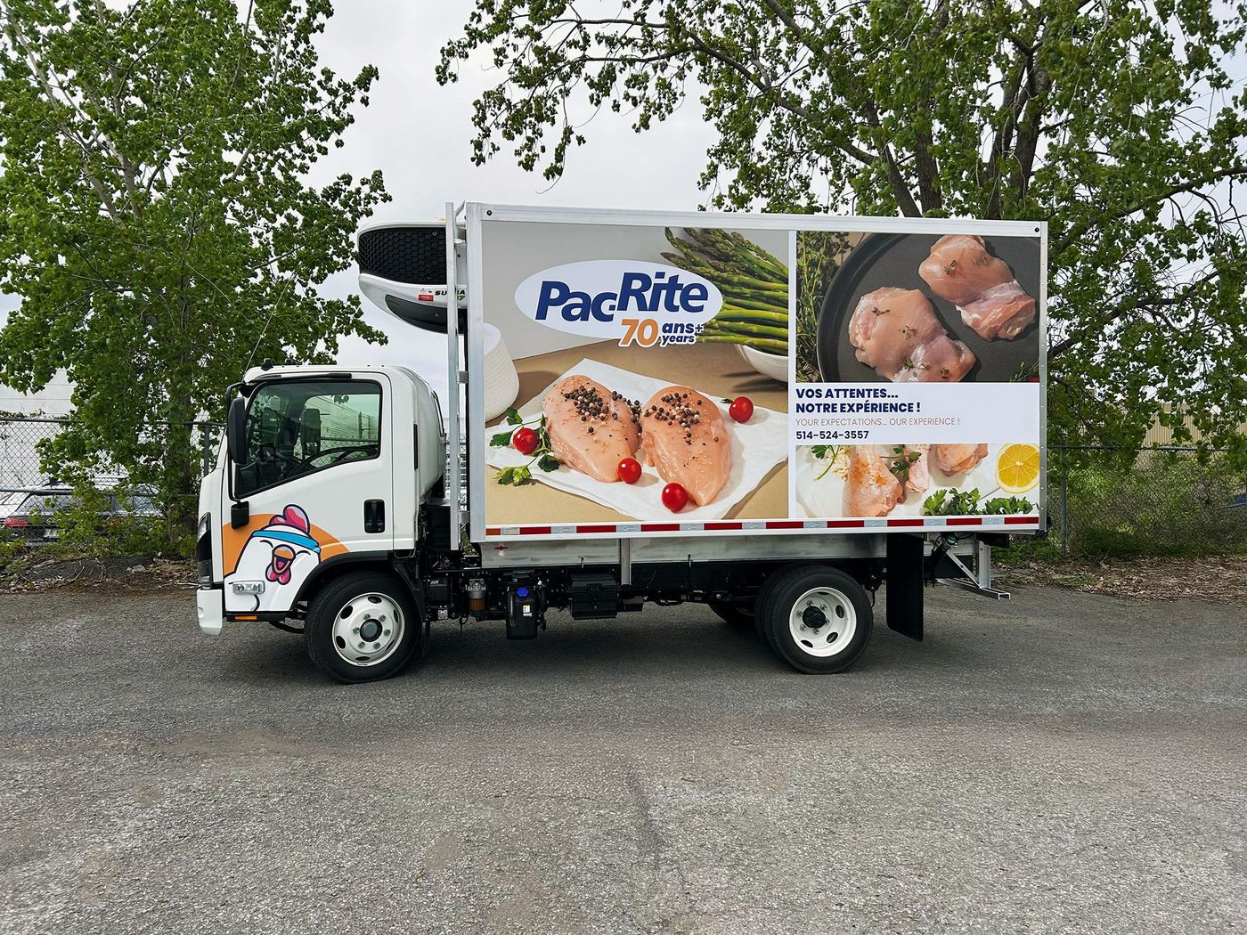PAC-RITE Meat Products Inc. refrigerated delivery truck